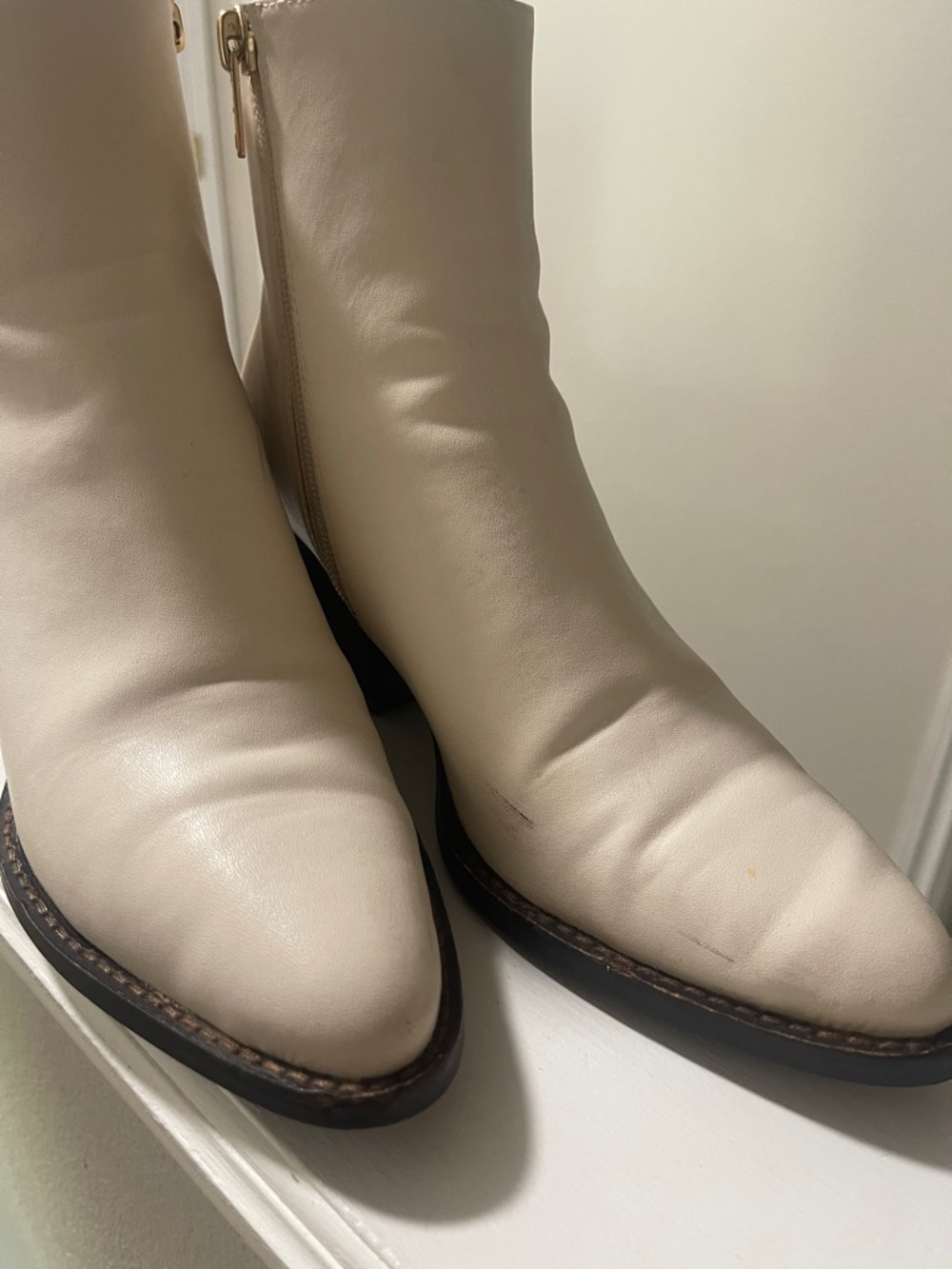 Women’s Ivory Coach Booties - Picture 6 of 7